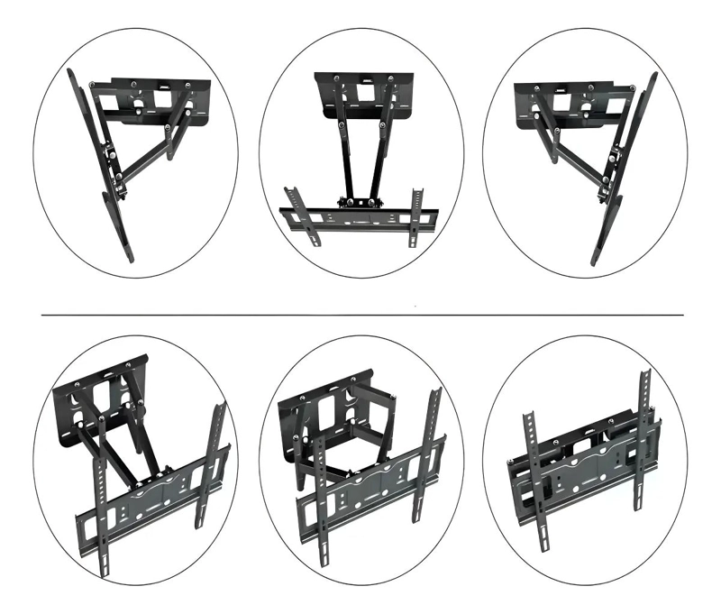 SOPORTE MOVIL DOBLE BRAZO PARA TELEVISORES DE 32'' A 70'' - 4