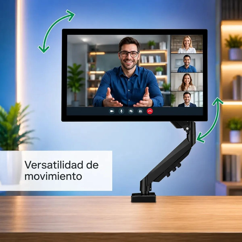 SOPORTE ARTICULADO PARA MONITOR DE 17 A 32 PULGADAS - 8
