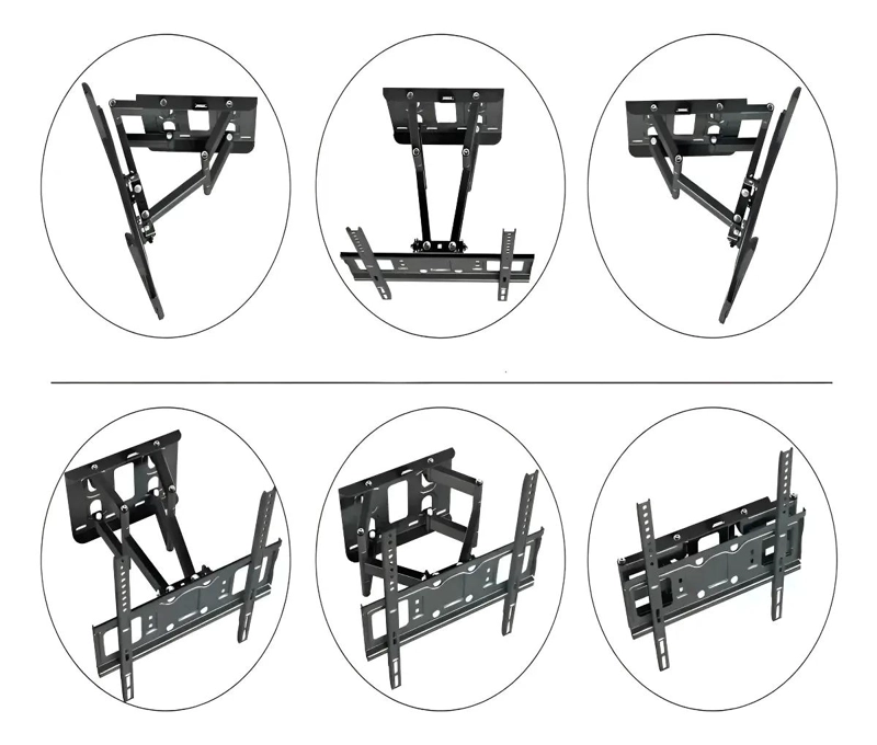 SOPORTE MOVIL DOBLE BRAZO PARA TV DE 32 A 70 PULGADAS - 3