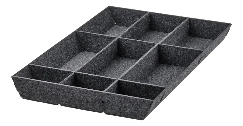 ORGANIZADOR DE CAJON DE COCINA AJUSTABLE 40 CM EN POLIE STER - 1