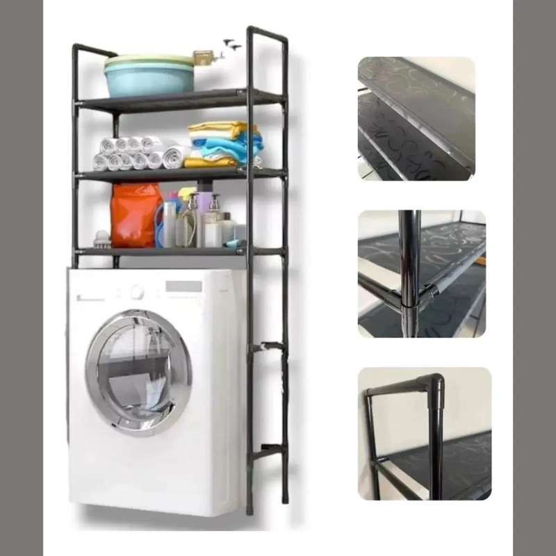 ESTANTE ORGANIZADOR DE BAÑO DE 3 NIVELES PARA ALMACENAMIENTO - 8