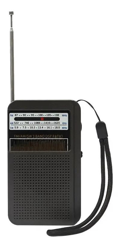 RADIO PORTATIL AM/FM COMPACTA CON ANTENA Y SONIDO CLARO - 1