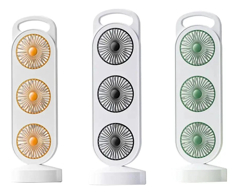 VENTILADOR DE ESCRITORIO RECARGABLE SILENCIOSO Y PRACTICO - 2