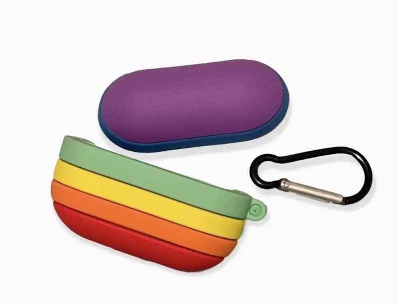 FUNDAS DE SILICONA MULTICOLOR PARA AIRPODS PRO - 2