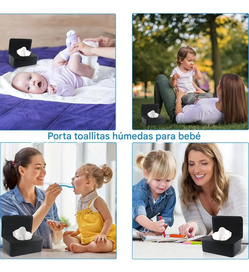 CAJA ORGANIZADORA DE PAÑUELOS HUMEDOS Y SECOS PARA ESCRITORIO - 6