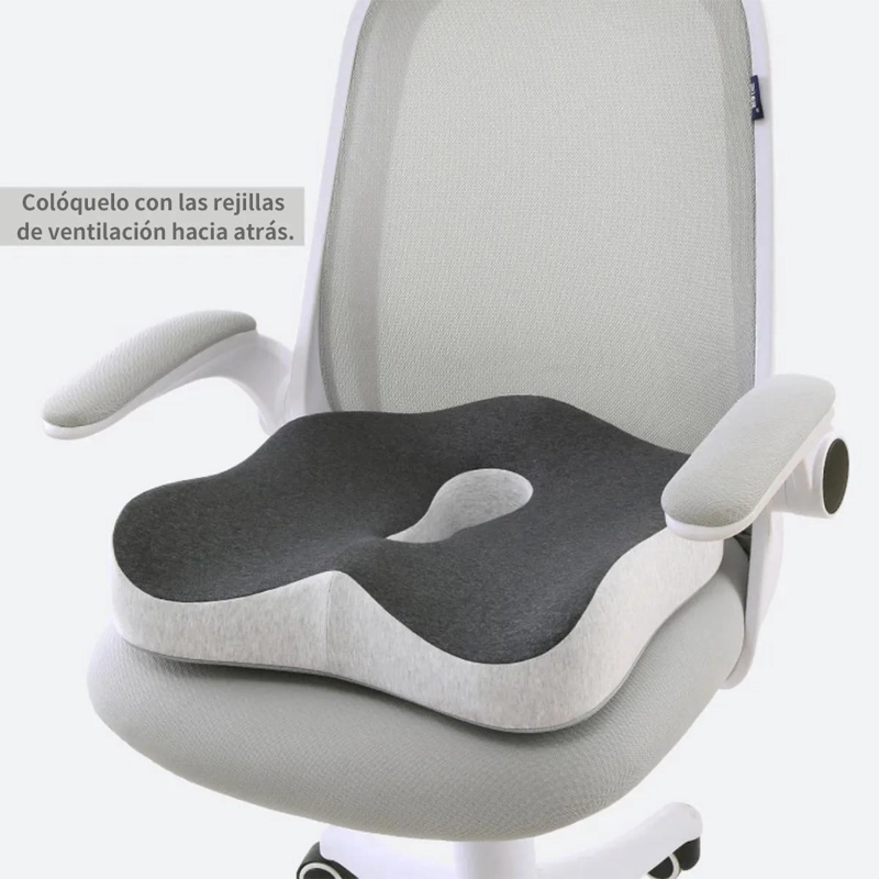 COJIN ERGONOMICO PARA ASIENTO CON SOPORTE ORTOPE DICO Y ALIVIO DE PRESION - 7
