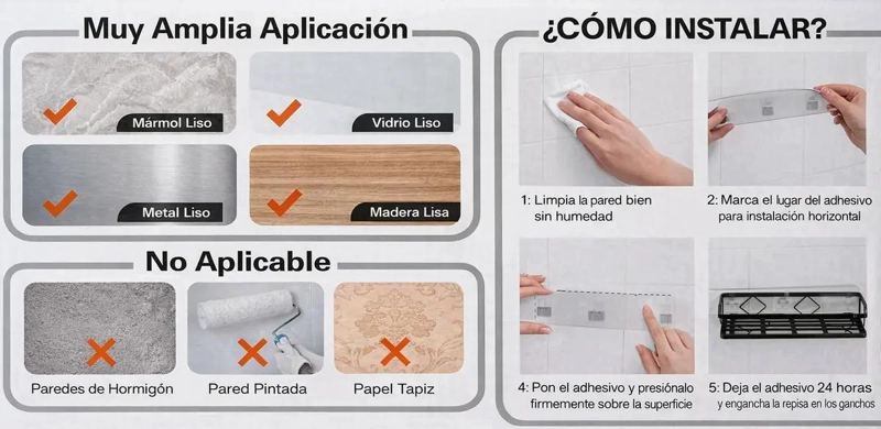 PACK DE 5 ESQUINEROS ORGANIZADORES PARA DUCHA Y BAÑO - 6