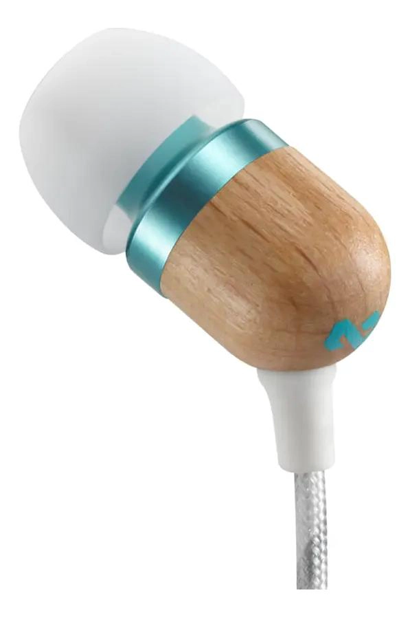 AUDIFONOS IN-EAR SMILE JAMAICA COLOR CELESTE PARA MUSICA - 4