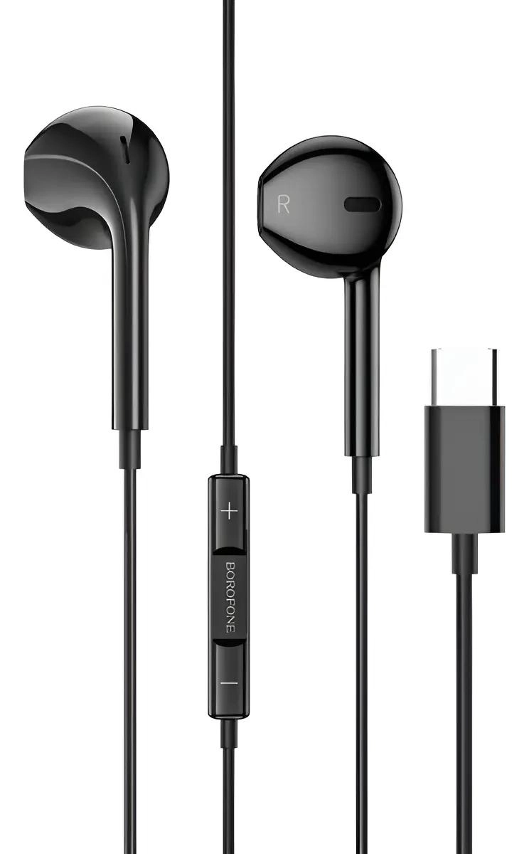 AUDIFONOS IN EAR TIPO C CON MICROFONO Y CABLE RESISTENTE - 1