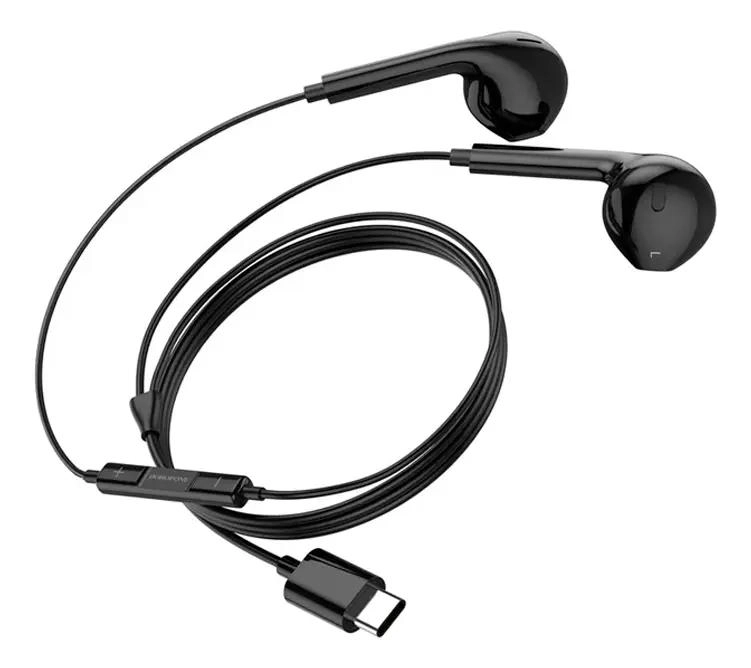 AUDIFONOS IN EAR TIPO C CON MICROFONO Y CABLE RESISTENTE - 2