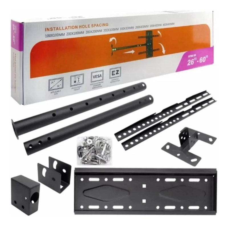 SOPORTE AJUSTABLE PARA TV DE 26 A 60 PULGADAS EN TECHO O PARED - 2