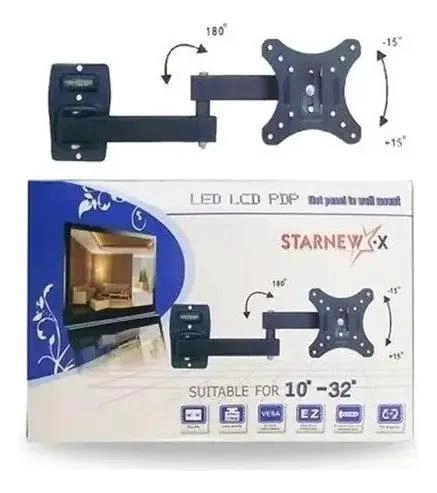 SOPORTE DE PARED PARA TV Y MONITOR DE 10 A 32 PULGADAS - 7