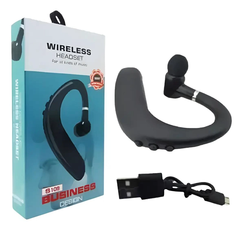 AUDIFONOS INALAMBRICOS BLUETOOTH COLOR NEGRO - 1