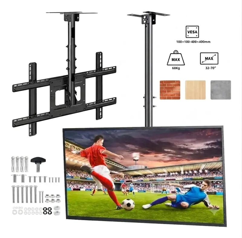 SOPORTE DE TECHO PARA TV DE 32 A 70 PULGADAS CON INCLINACION - 1