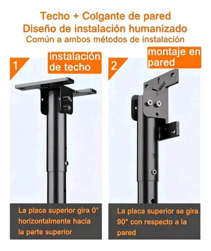 SOPORTE DE TECHO PARA TV DE 32 A 70 PULGADAS CON INCLINACION - 4