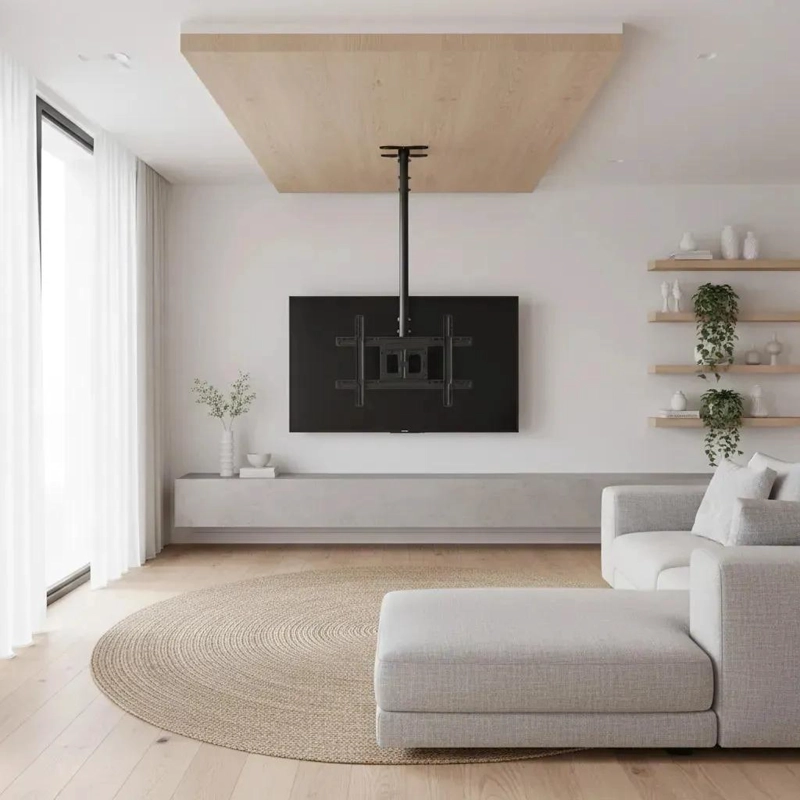 SOPORTE DE TECHO PARA TV DE 32 A 70 PULGADAS CON INCLINACION - 8
