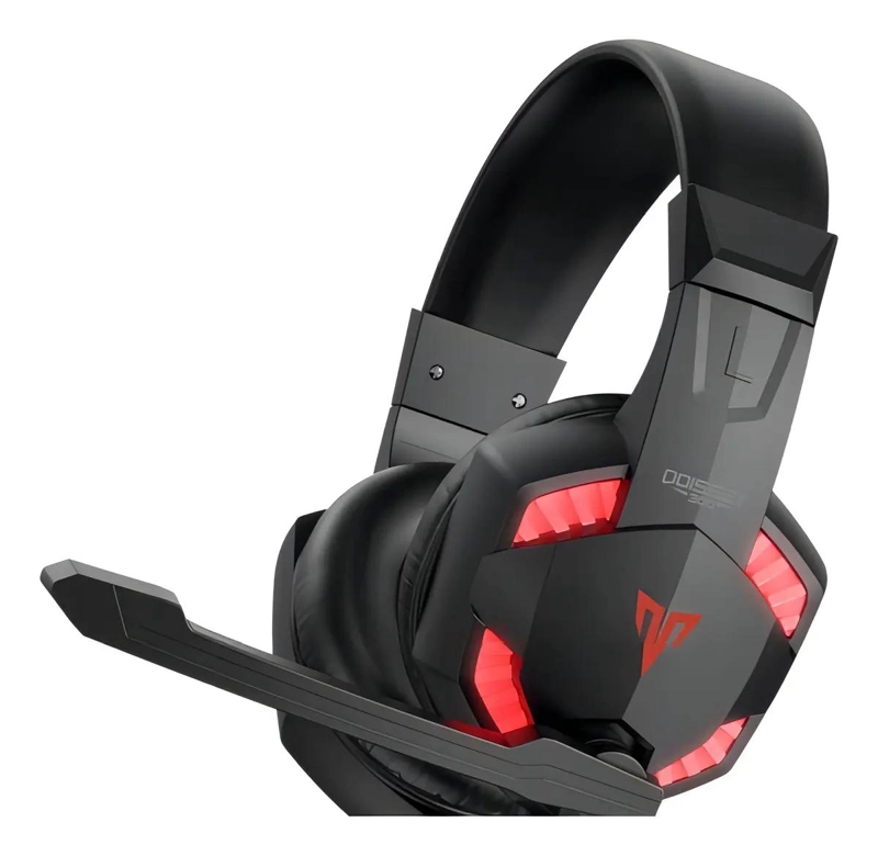 AURICULARES GAMER CON MICROFONO Y LUZ LED PARA JUEGOS - 1