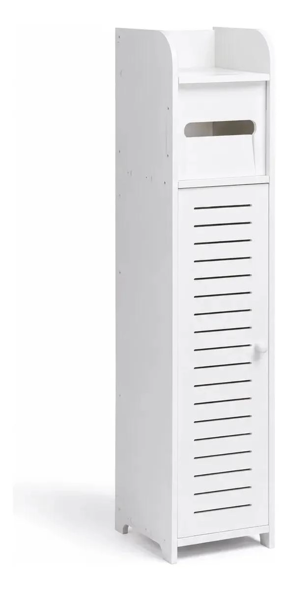 ESTANTE ORGANIZADOR DE BAÑO BLANCO MINIMALISTA Y FUNCIONAL - 1