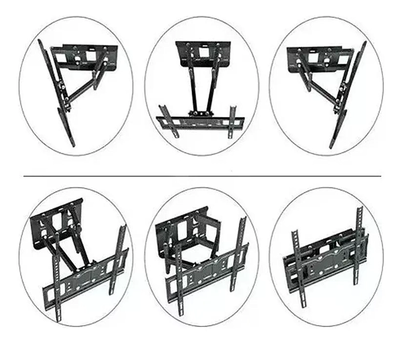 SOPORTE DOBLE BRAZO PARA TELEVISORES DE 32 A 70 PULGADAS - 4