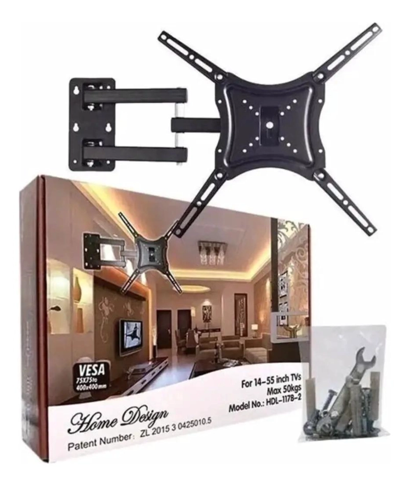 SOPORTE DE PARED PARA TELEVISOR DE 14 A 55 PULGADAS - 1