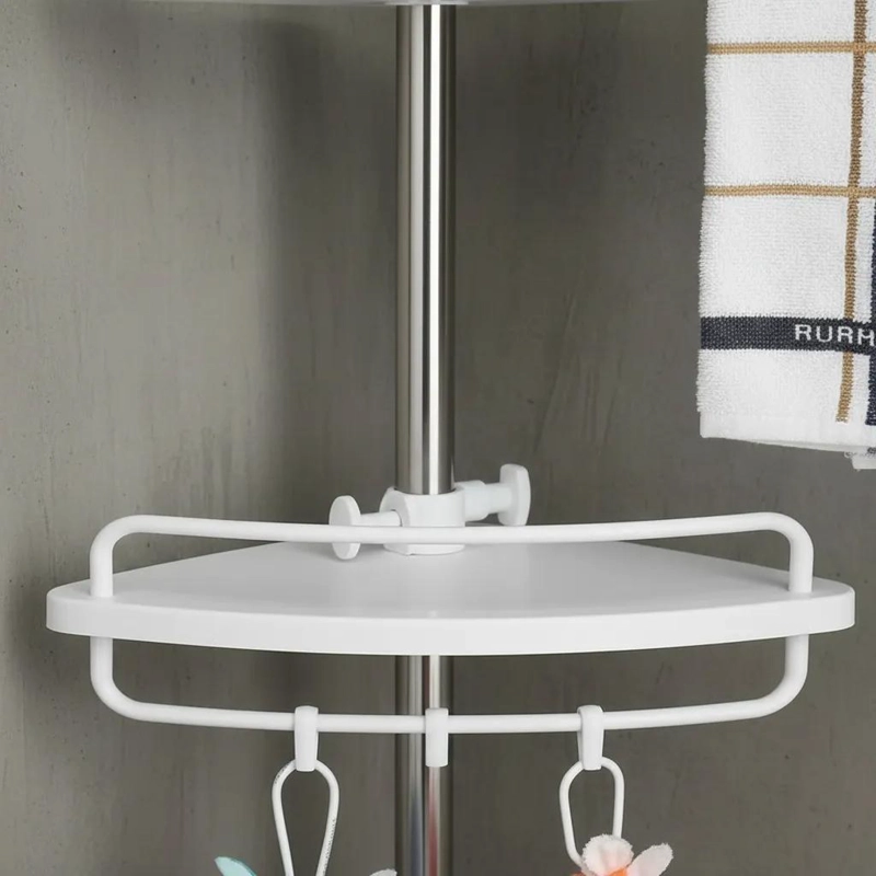 ORGANIZADOR ESQUINERO AJUSTABLE PARA DUCHA CON 4 NIVELES - 2