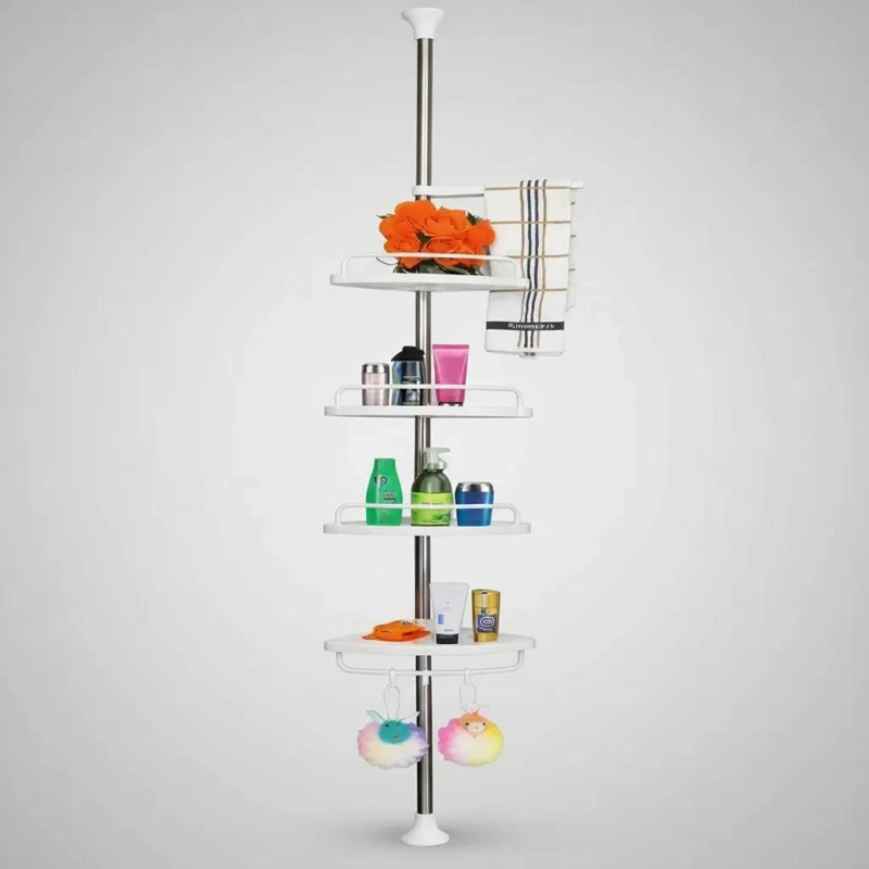 ORGANIZADOR ESQUINERO AJUSTABLE PARA DUCHA CON 4 NIVELES - 3