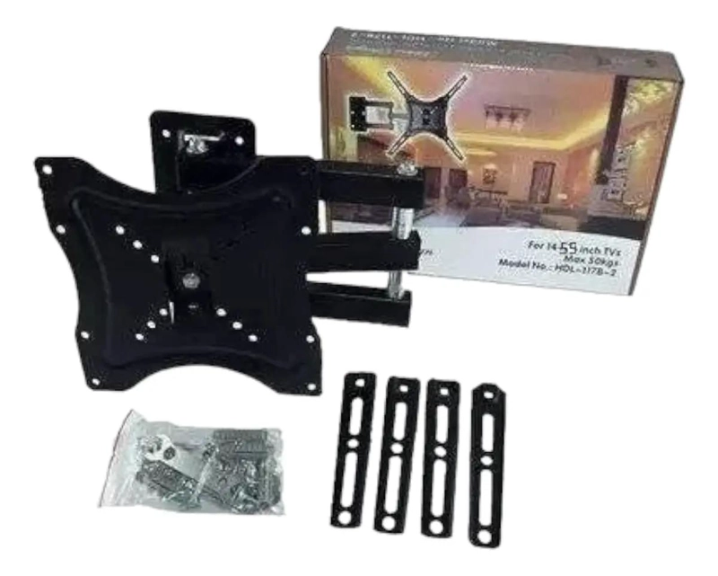 SOPORTE DE TV RETRACTIL PARA PANTALLAS DE 14 A 55 PULGADAS - 1