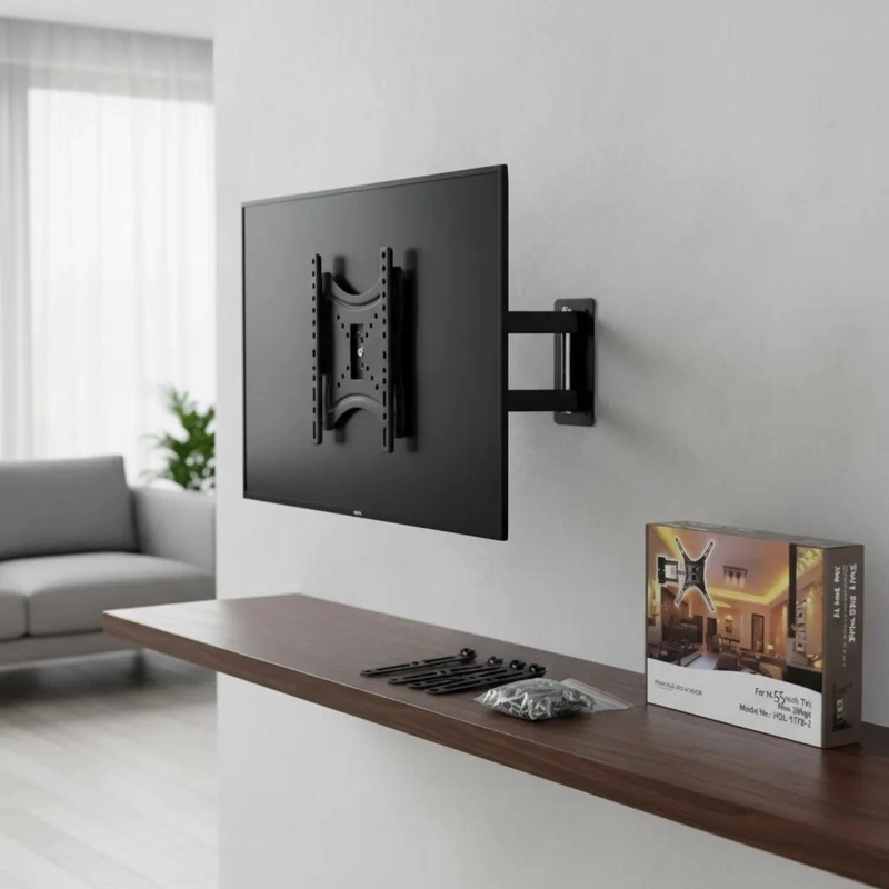 SOPORTE DE TV RETRACTIL PARA PANTALLAS DE 14 A 55 PULGADAS - 3
