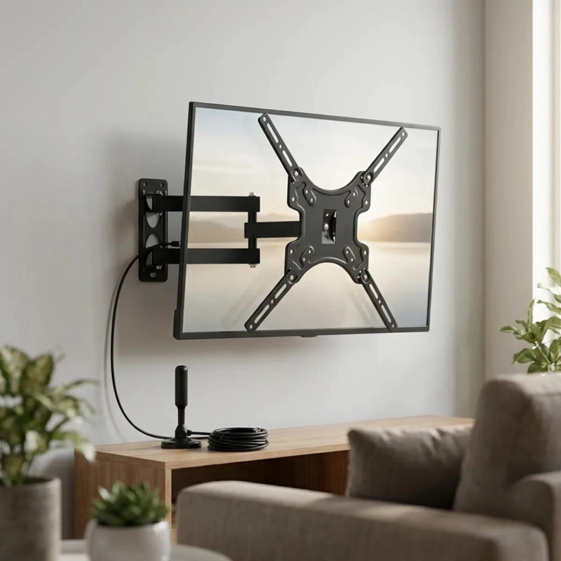 SOPORTE ARTICULADO PARA TV DE 14 A 55 PULGADAS CON ANTENA HD - 3