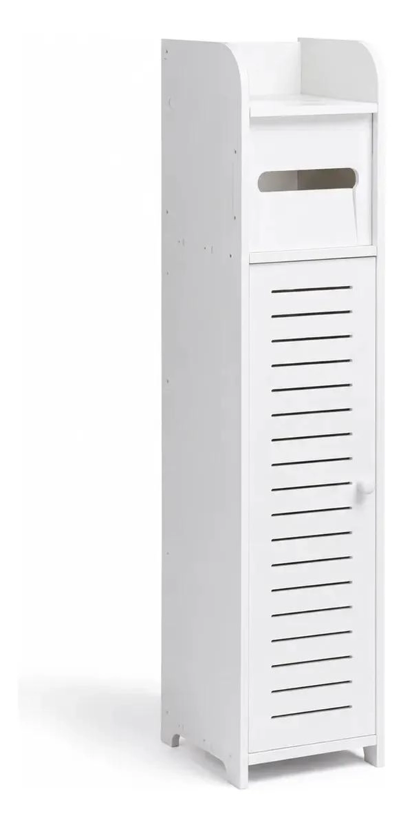 ESTANTE ORGANIZADOR DE BAÑO BLANCO MINIMALISTA COMPACTO - 1