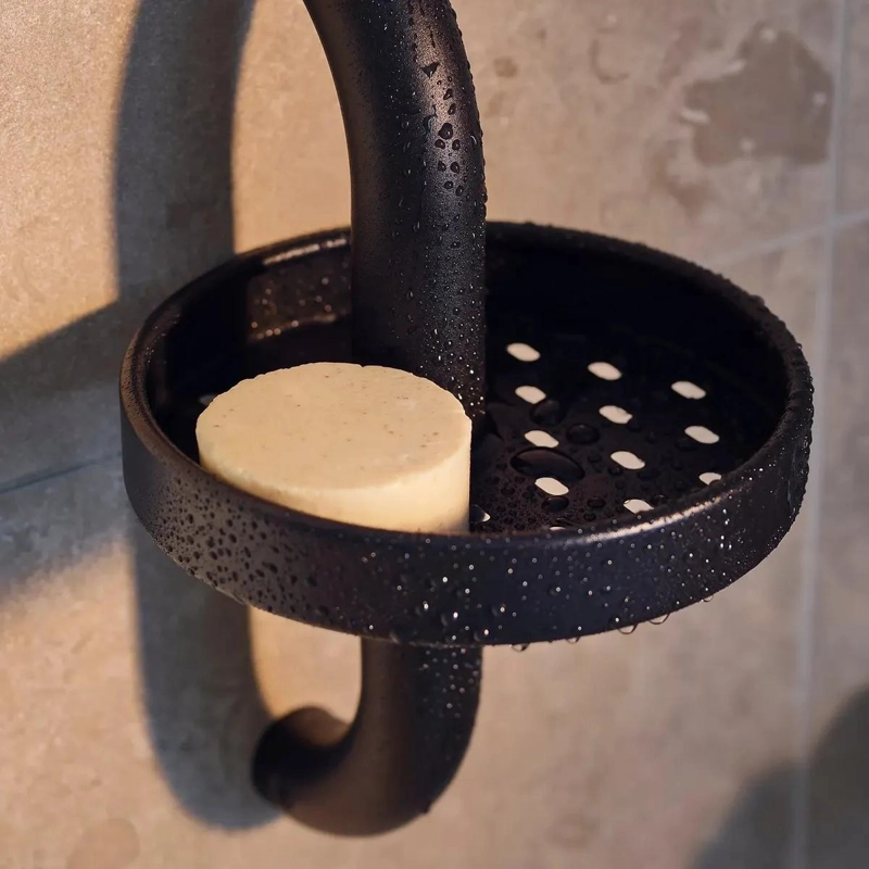 REPISA DE DUCHA DE ACERO PARA BAÑO 16X29 CM - 5