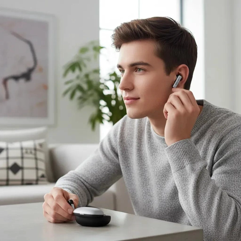 AUDIFONOS BLUETOOTH V.6.0 CON 6 HORAS DE AUTONOMIA - 2