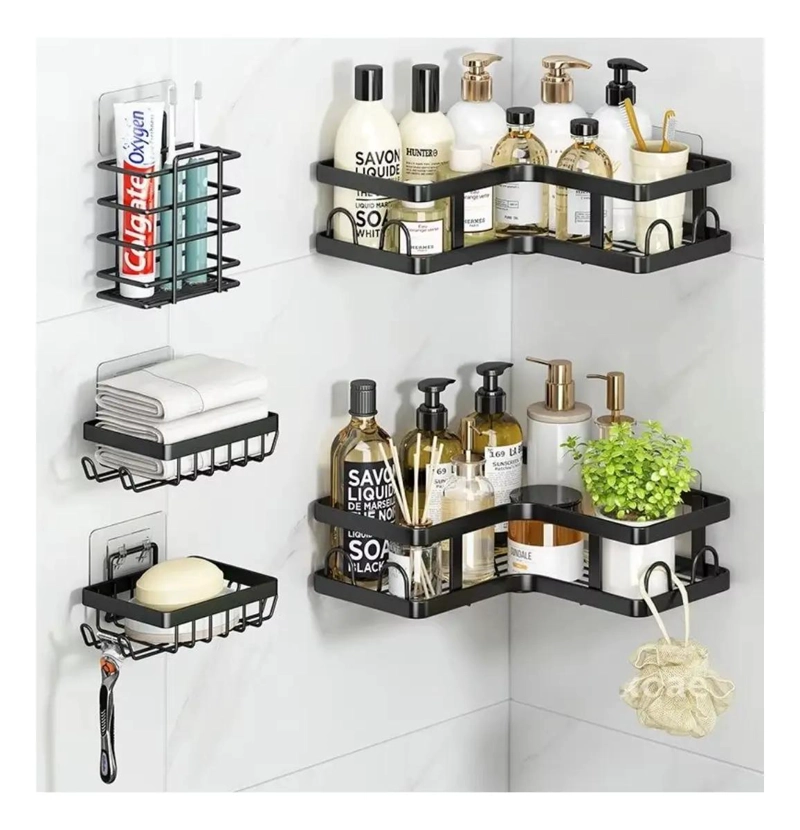 SET DE 5 REPISAS ESQUINERA PARA DUCHA Y BAÑO - 8