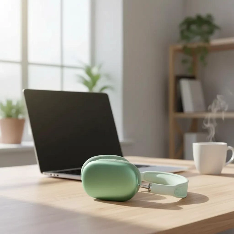 AUDIFONOS INALAMBRICOS BLUETOOTH P9 COLOR VERDE CON SONIDO PREMIUM - 4