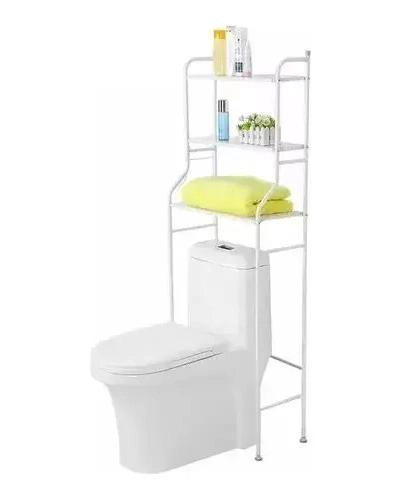 ESTANTE ORGANIZADOR DE BAÑO Y LAVADERO EN METAL - 1