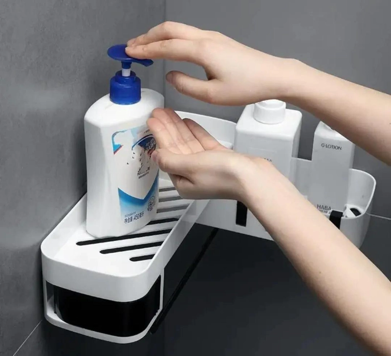 ORGANIZADOR ESQUINERO PARA DUCHA Y BAÑO CON ADHESIVO - 3