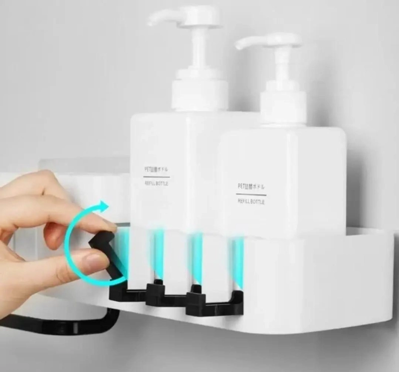 ORGANIZADOR ESQUINERO PARA DUCHA Y BAÑO CON ADHESIVO - 4