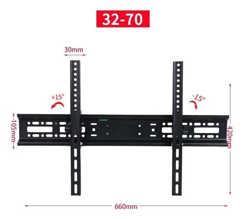 SOPORTE DE TELEVISION AJUSTABLE PARA PANTALLAS DE 32 A 70 PULGADAS - 2