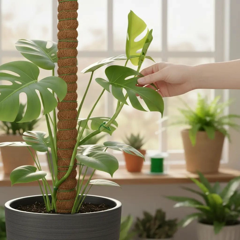 SET DE TUTORES DE COCO EXTENSIBLES PARA PLANTAS DE 40 CM - 1