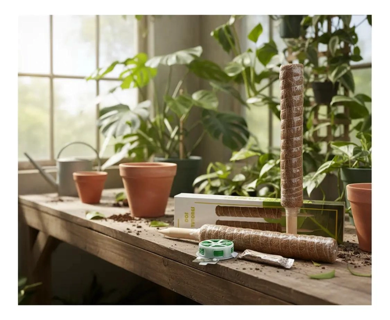 SET DE TUTORES DE COCO EXTENSIBLES PARA PLANTAS DE 40 CM - 6
