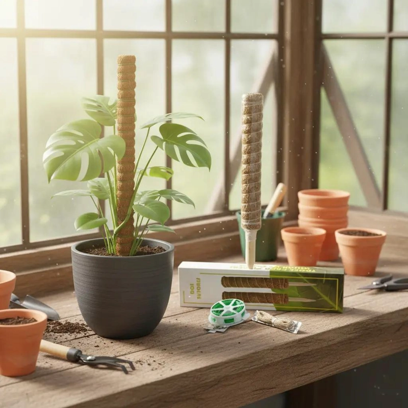 SET DE TUTORES DE COCO EXTENSIBLES PARA PLANTAS DE 40 CM - 8