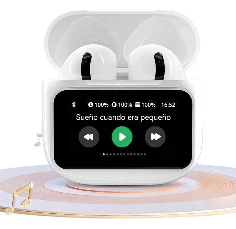 AURICULARES IN-EAR BLUETOOTH CON PANTALLA TACTIL Y CANCELACION DE RUIDO - 1