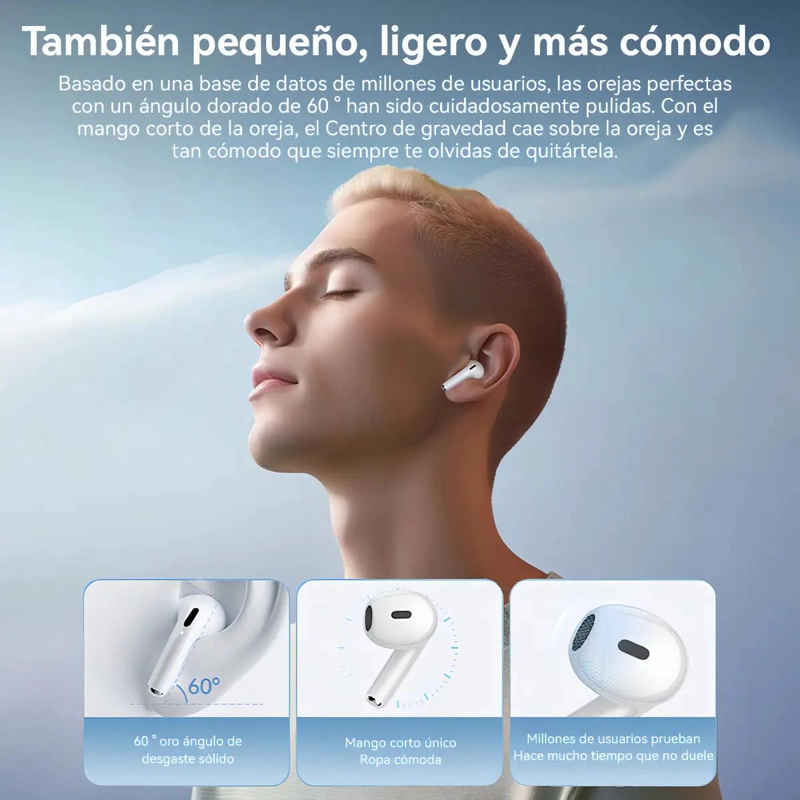 AURICULARES IN-EAR BLUETOOTH CON PANTALLA TACTIL Y CANCELACION DE RUIDO - 5