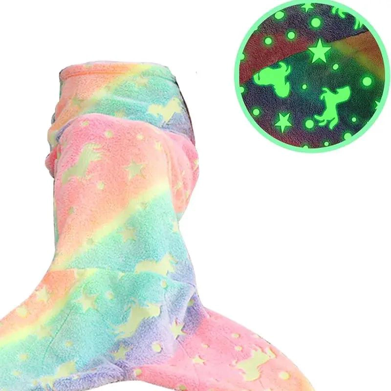 MANTA COLA DE SIRENA MULTICOLOR PARA NIÑOS Y ADOLESCENTES - 1