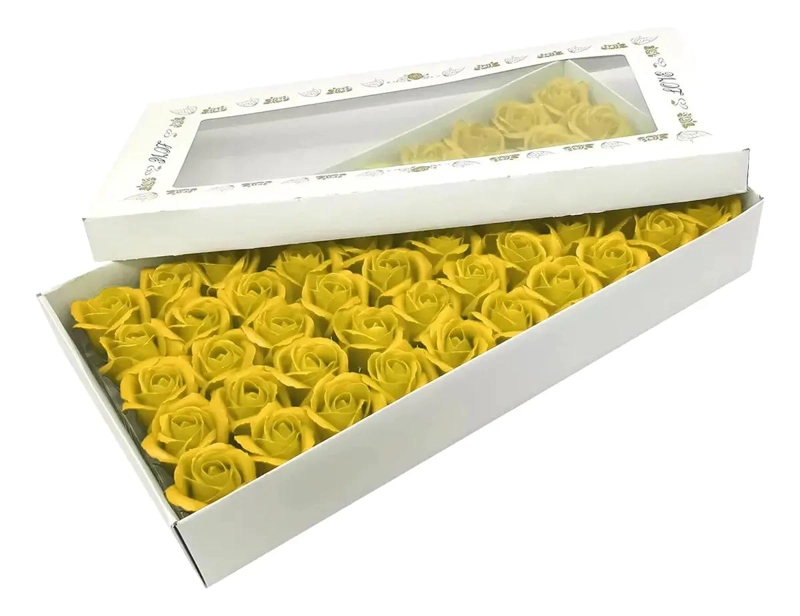 PACK DE 50 ROSAS DE JABON PARA DECORACION EN VARIOS COLORES - 4