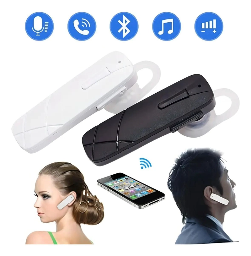 AUDIFONOS IN-EAR INALAMBRICOS BLUETOOTH CON MICROFONO BLANCOS - 7