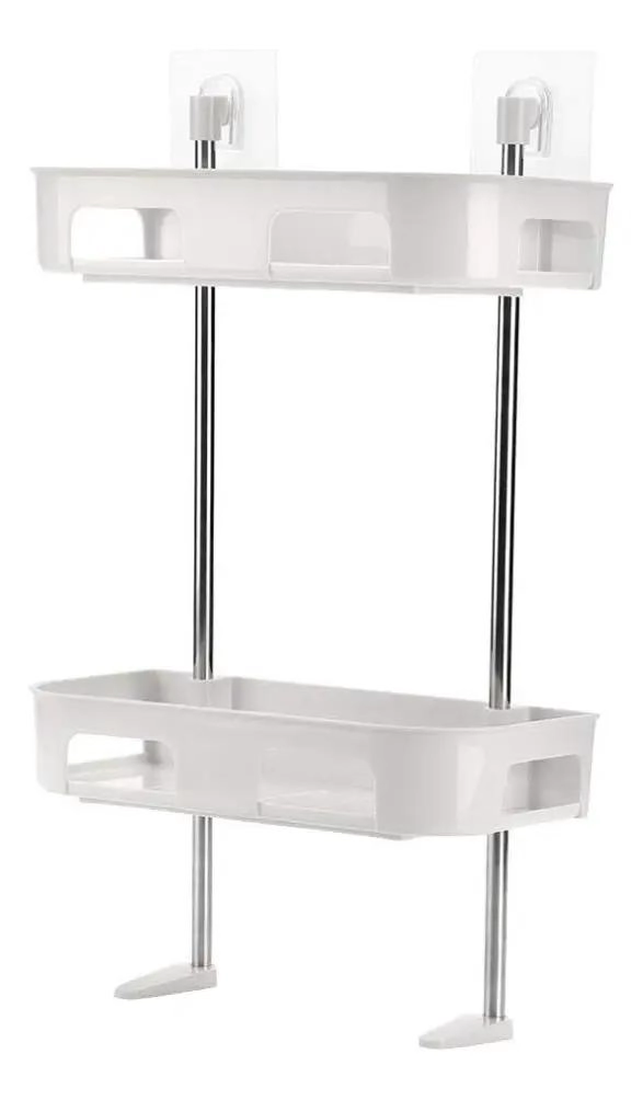 ORGANIZADOR DE COSME TICOS DOBLE NIVEL PARA BAÑO Y COCINA - 1