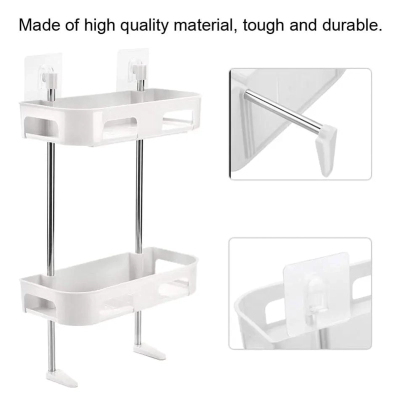 ORGANIZADOR DE COSME TICOS DOBLE NIVEL PARA BAÑO Y COCINA - 2