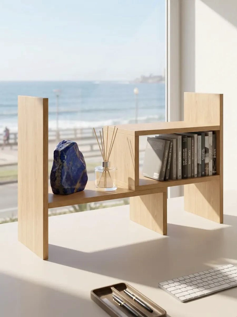 ORGANIZADOR DE ESCRITORIO AJUSTABLE 42-80 CM ESTILO NORDICO - 7