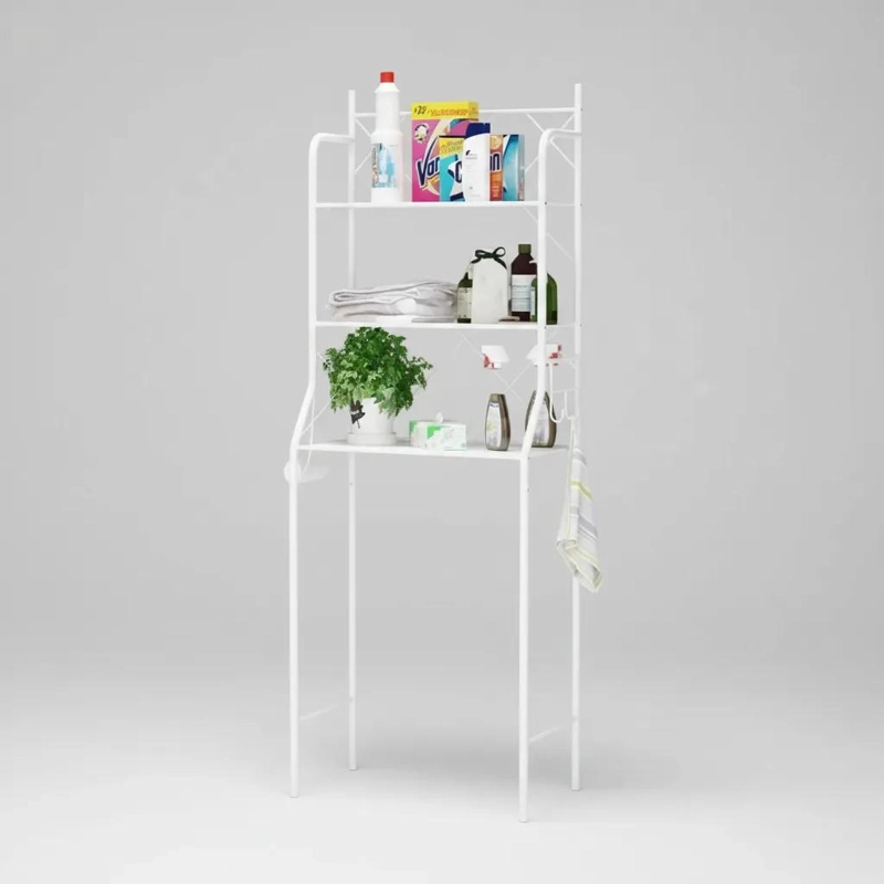 ORGANIZADOR DE BAÑO COMPACTO Y FUNCIONAL CON ESTANTES - 3
